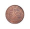 Coin 2 pfennig Germany