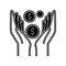 coin hands icon. Element of Banking for mobile concept and web apps icon. Glyph, flat icon for website design and development, app