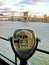 Coin-operated binoculars on Pier 17, in front of Brooklyn Bridge