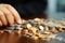 Coin organization Sorting and counting coins of diverse denominations