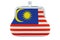 Coin purse with Malaysian flag. Budget, investment or financial, banking concept in Malaysia. 3D rendering