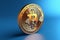 Coin trade market finance currency golden money crypto business payment bitcoin symbol gold