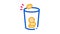 coins in cup Icon Animation