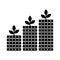 Coins growth flat vector icon which can easily modify or edit