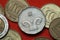 Coins of Israel. Ionic column capital