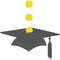 Coins Save in College Graduation Savings Fund Bank