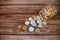 Coins spilling from glass jar