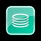 Coins stack icon button