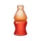 Cola bottle jelly candy icon.