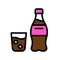 Cola vector, Beverage filled icon editable stroke