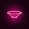 colander icon. Elements of kitchen tools in neon style icons. Simple icon for websites, web design, mobile app, info graphics