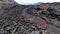 Colata di lava in dettaglio - Etna,Sicilia