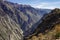 Colca canyon near Cruz Del Condor viewpoint.