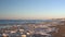 Cold Baltic sea in winter with icy beach