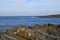 The cold Barents sea is surrounded by stones