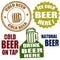 Cold beer stamps