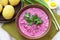 Cold beet soup