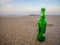 A cold bottle of Tuborg in the sand on a hot, summer\'s day