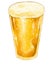 Cold god larger beer with foam alcohol booze drink hand digital painting illustration