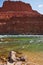 Cold green water of the Colorado River