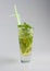 Cold mojito cocktail