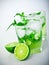 Cold mojito drink