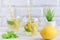 Cold Refreshing Citrus Mint Sassy Water Beverage