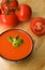 Cold Spanish tomato-based soup gazpacho