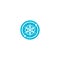 Cold Temperature sign. Snowflake logo, Freezer Icon