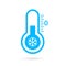 Cold temperature vector icon