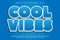 Cold Vibes editable text effect emboss modern style