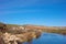 A cold winding river in wyoming