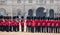 Coldstream Guards at the Trooping the Colour, military ceremony at Horse Guards Parade, London, UK.