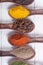 Colection of indian spices