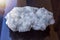 Colemanite mineral (bor, boron, borax, ulexite). It is a borate mineral. It is a secondary mineral that forms.