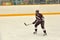 Colgate player in NCAA Ice Hockey Game