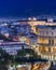 Coliseum Aerial view Night Scene, Rome