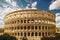 Coliseum  Amphitheatrum Flavium or Colosseo, Rome, Italy.