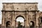 Coliseum and Arch of Constantine, the great beauty of Rome