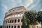 Coliseum arena in Rome, amphitheater in Rome capital, Italy