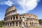 Coliseum with clouds, Rome