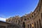 Coliseum of El Jem Tunisia. Ancient amphitheatre