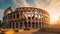 Coliseum or Flavian Amphitheatre at Rome, Italy
