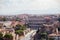 Coliseum and panoramic view of Rome