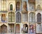Collage of the ancient Indian doors