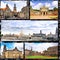 Collage of beautiful Dresden. Germany.