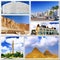 Collage of beautiful Egypt .