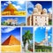 Collage of beautiful Egypt .