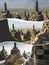 Collage of Borobudur ( Indonesia ) images - travel background (my photos)