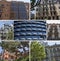 Collage of building balconies and windows